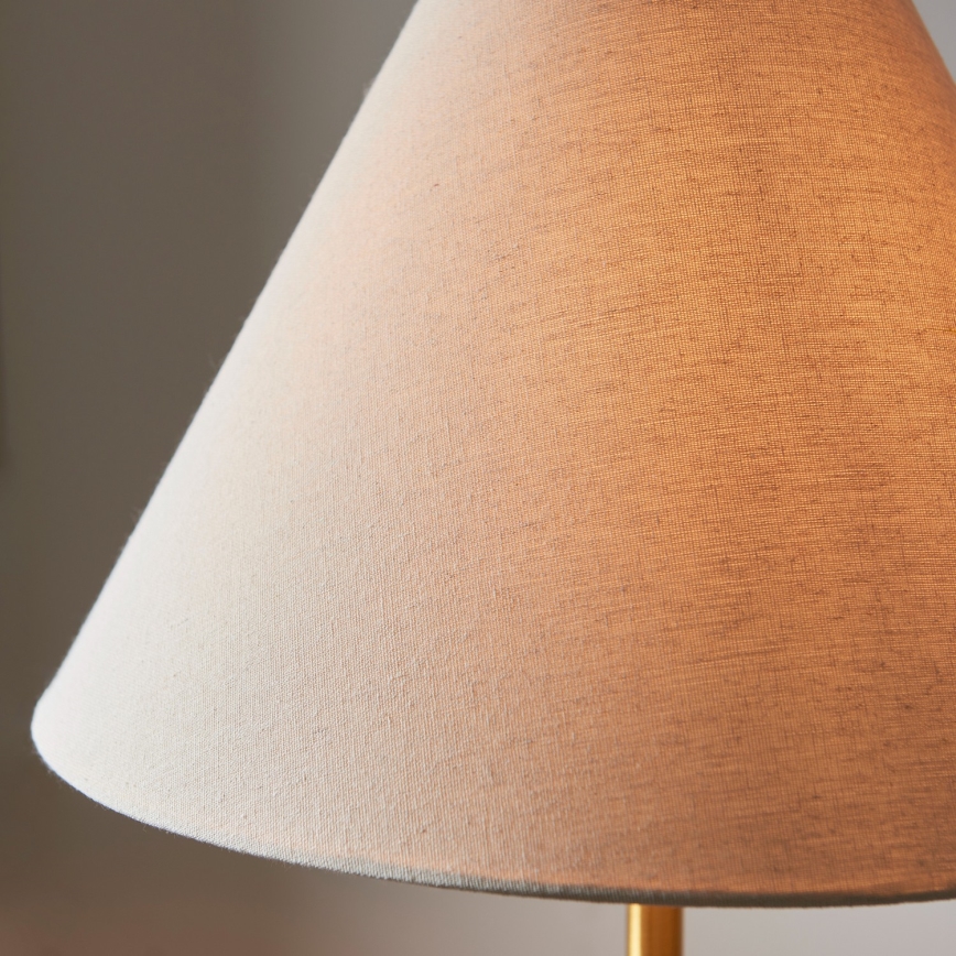 Endon 114209 - Stojací lampa 1xE27/10W/230V béžová/zlatá