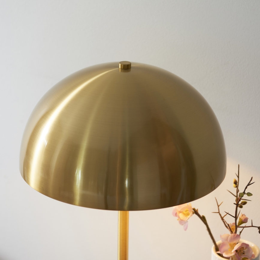 Endon 114210 - Stolní lampa BERTOIA 1xE14/7W/230V mosaz
