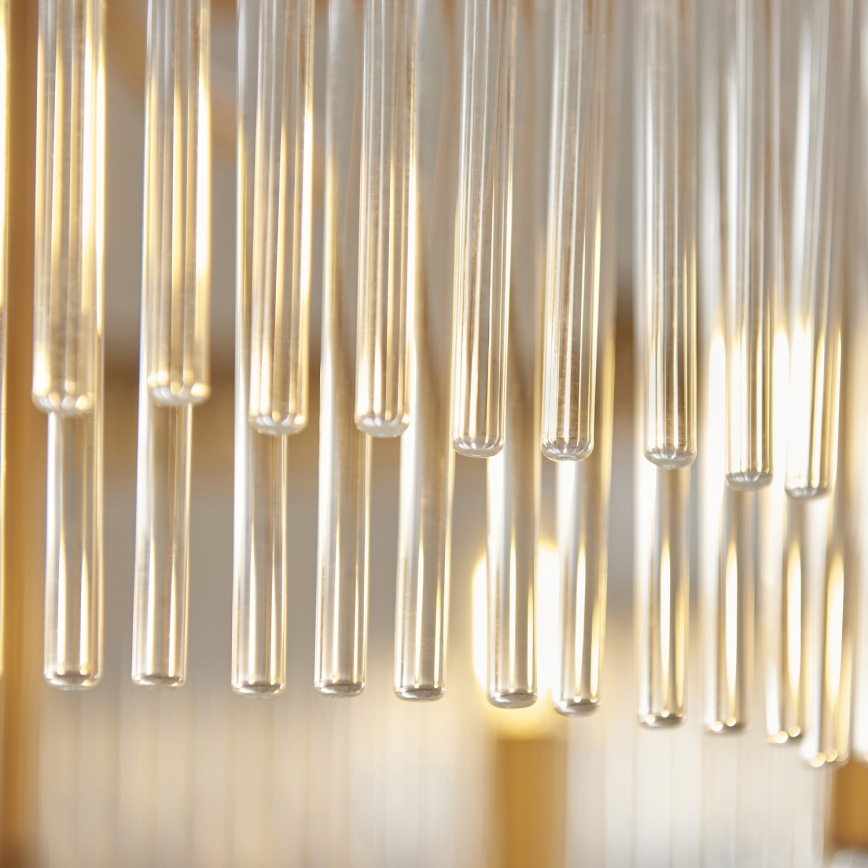 Endon 119110 - Lustr na řetězu CLERMONT 5xE14/6W/230V mosaz