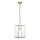 Endon 119141 - Lustr na řetězu HAMMOND 1xE27/10W/230V 21,5x21,5 cm mosaz