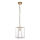 Endon 119142 - Lustr na řetězu HAMMOND 1xE27/10W/230V 17x17 cm mosaz