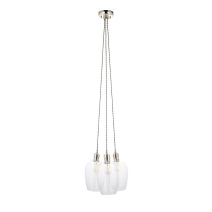 Endon 120644 - Lustr na lanku 3xE27/10W/230V lesklý chrom