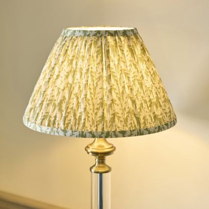 Endon 122515 - Stolní lampa AVEBURY 1xE27/10W/230V mosaz/zelená