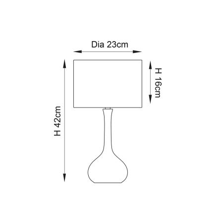 Endon 61191 - Stmívatelná stolní lampa PICCADILLY 1xE14/40W/230V mosaz/béžová