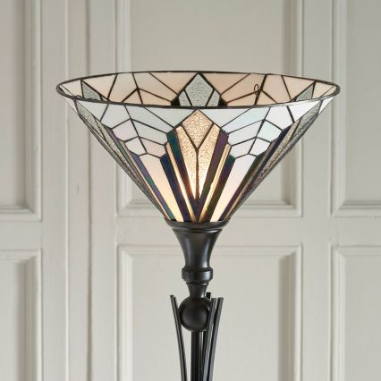 Endon 63933 - Stojací lampa Tiffany ASTORIA 1xE27/60W/230V pr. 40 cm