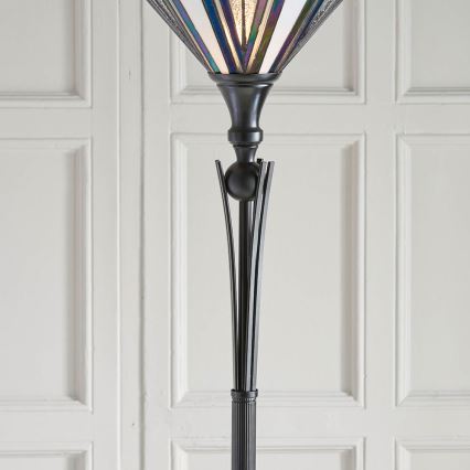 Endon 63933 - Stojací lampa Tiffany ASTORIA 1xE27/60W/230V pr. 40 cm