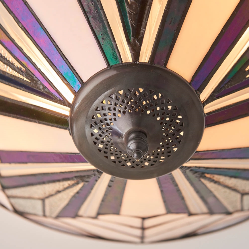 Endon 63935 - Stropní svítidlo Tiffany ASTORIA 2xE27/60W/230V pr. 48 cm