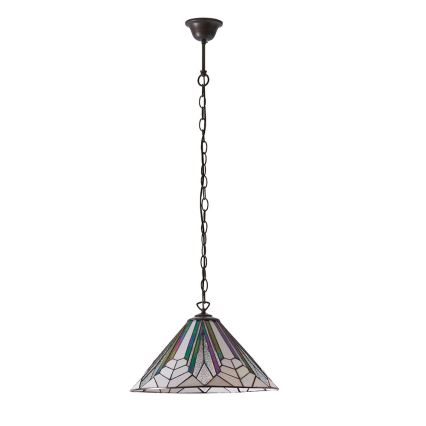 Endon 63937 - Lustr na řetězu ASTORIA 1xE27/60W/230V pr. 40 cm