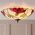 Endon 63960 - Stropní svítidlo Tiffany BOTANICA 2xE27/60W/230V pr. 45 cm