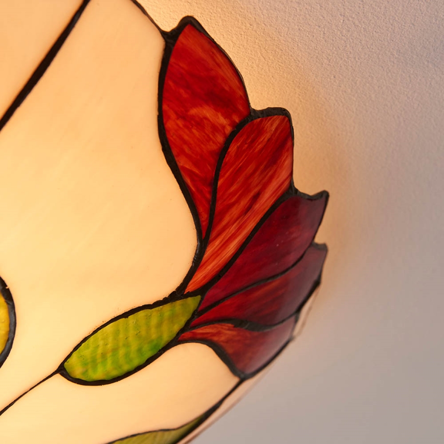 Endon 63960 - Stropní svítidlo Tiffany BOTANICA 2xE27/60W/230V pr. 45 cm