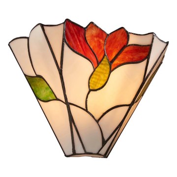 Endon 63964 - Nástěnné svítidlo Tiffany BOTANICA 1xE14/40W/230V