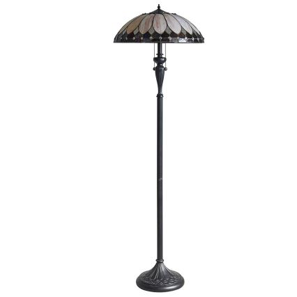 Endon 63972 - Stojací lampa BROOKLYN 2xE27/60W/230V pr. 50 cm