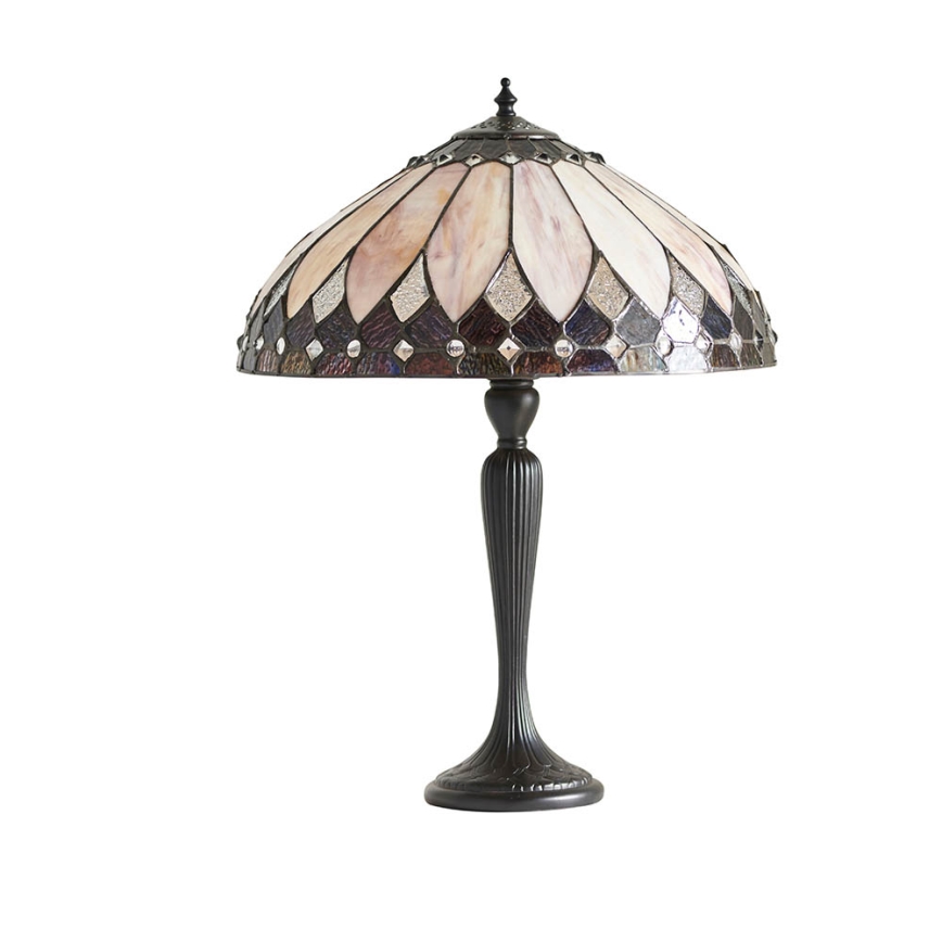 Endon 63982 - Stolní lampa Tiffany BROOKLYN 1xE27/60W/230V pr. 40 cm