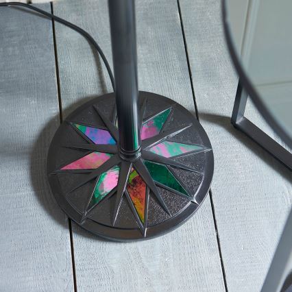 Endon 64042 - Stojací lampa Tiffany DARK STAR 1xE27/60W/230V pr. 42 cm