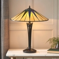Endon 64045 - Stolní lampa Tiffany DARK STAR 2xE27/60W/230V pr. 49 cm