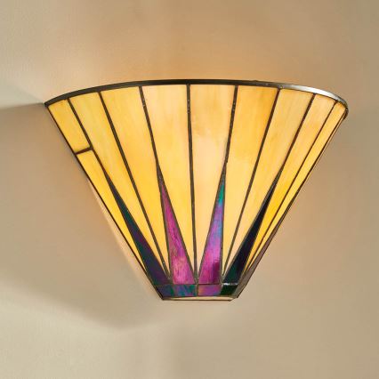 Endon 64046 - Nástěnné svítidlo Tiffany DARK STAR 1xE14/40W/230V