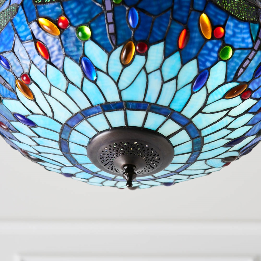 Endon 64075 - Lustr na řetězu DRAGONFLY 3xE27/60W/230V pr. 41 cm