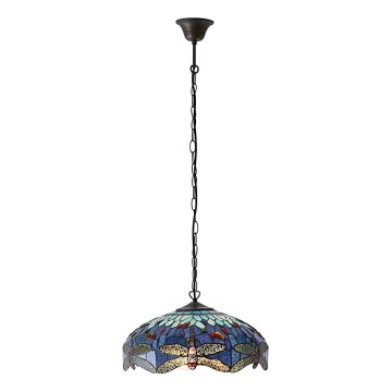 Endon 64080 - Lustr na řetězu DRAGONFLY 3xE27/60W/230V pr. 41 cm