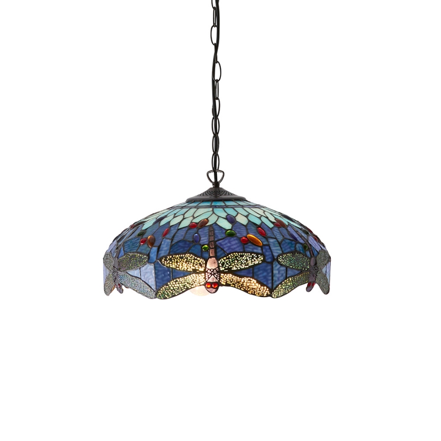 Endon 64080 - Lustr na řetězu DRAGONFLY 3xE27/60W/230V pr. 41 cm