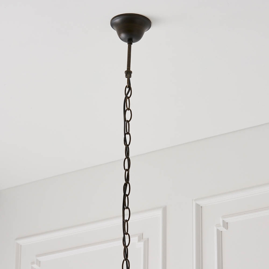 Endon 64081 - Lustr na řetězu Tiffany DRAGONFLY 3xE27/60W/230V pr. 41 cm