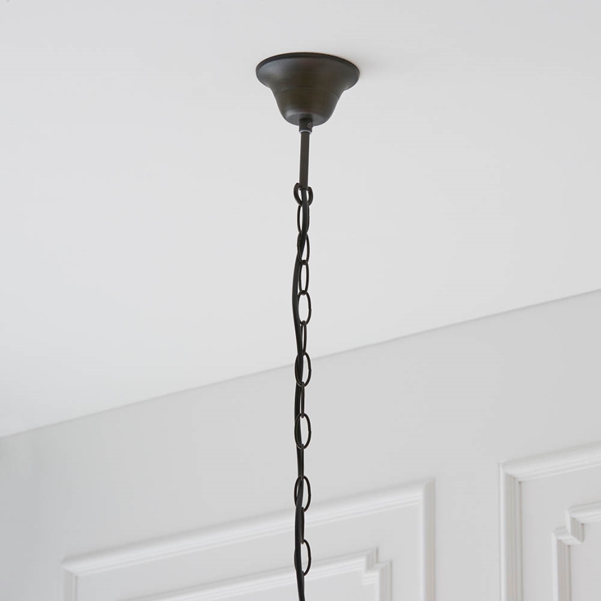 Endon 64082 - Lustr na řetězu Tiffany DRAGONFLY 3xE27/60W/230V pr. 50 cm