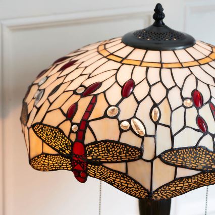 Endon 64085 - Stolní lampa DRAGONFLY 2xE27/60W/230V pr. 41 cm