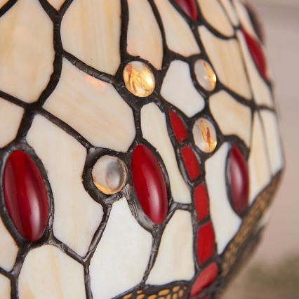 Endon 64086 - Stolní lampa Tiffany DRAGONFLY 2xE27/60W/230V pr. 30 cm