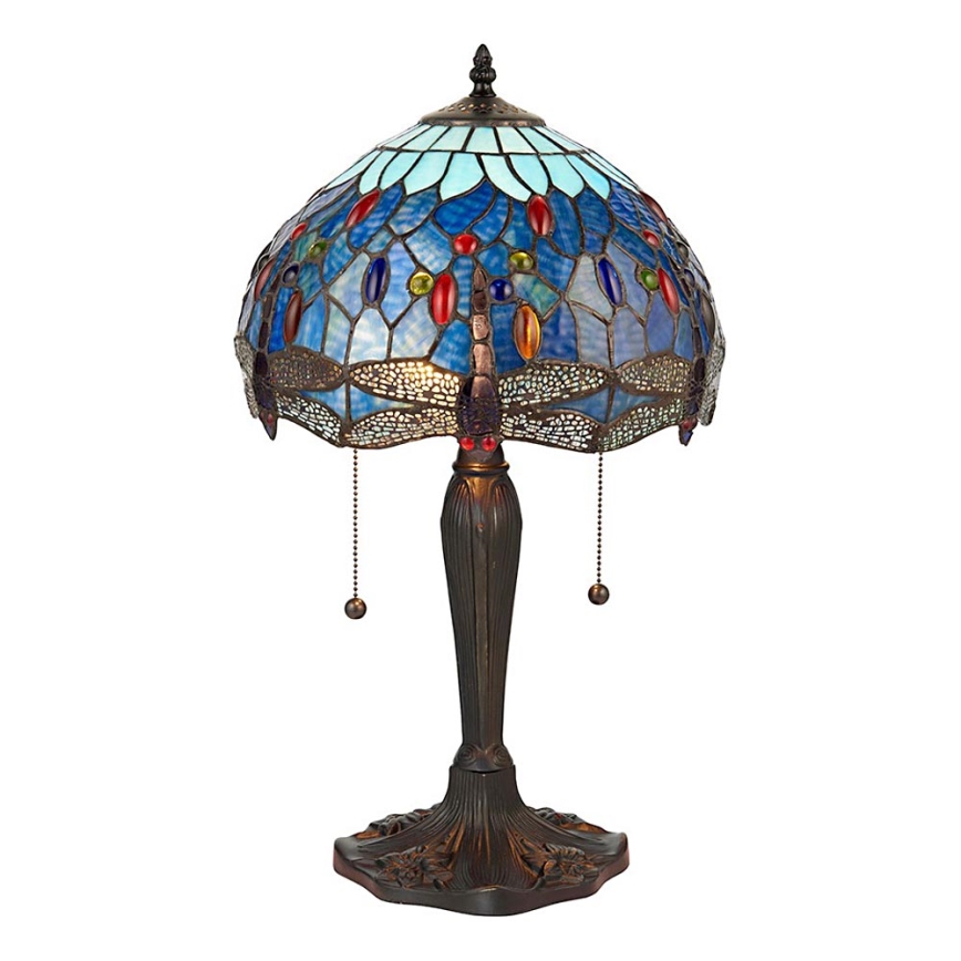 Endon 64090 - Stolní lampa DRAGONFLY 2xE27/60W/230V pr. 30 cm