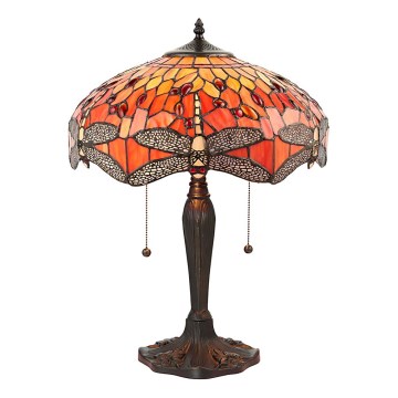 Endon 64093 - Stolní lampa DRAGONFLY 2xE27/60W/230V pr. 41 cm