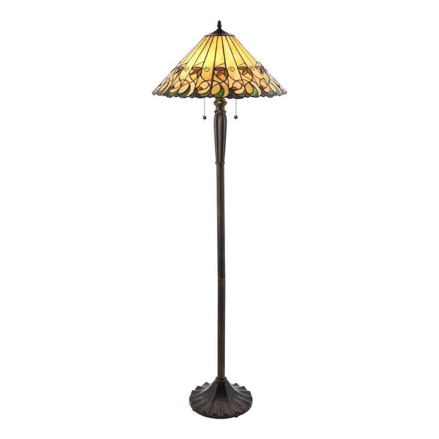 Endon 64192 - Stojací lampa JAMELIA 2xE27/60W/230V pr. 50 cm