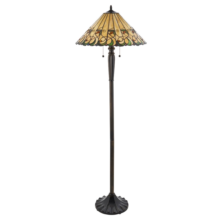 Endon 64192 - Stojací lampa JAMELIA 2xE27/60W/230V pr. 50 cm