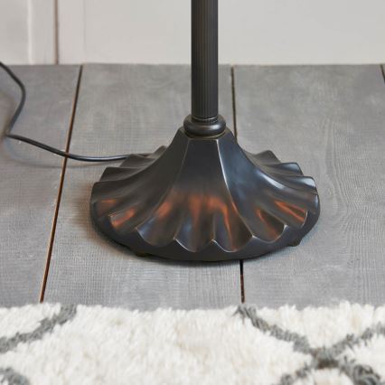 Endon 64192 - Stojací lampa Tiffany JAMELIA 2xE27/60W/230V pr. 50 cm