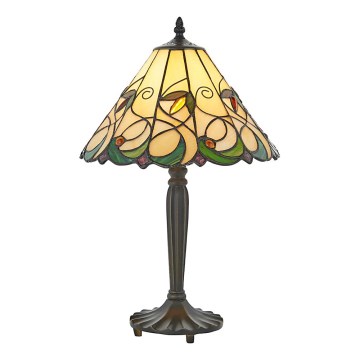 Endon 64195 - Stolní lampa Tiffany JAMELIA 1xE27/60W/230V pr. 31 cm