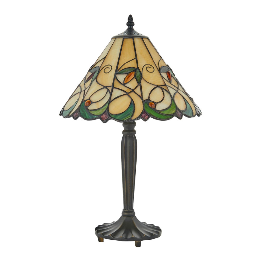 Endon 64195 - Stolní lampa Tiffany JAMELIA 1xE27/60W/230V pr. 31 cm