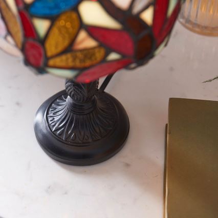 Endon 64246 - Stolní lampa Tiffany LORETTE 1xE14/40W/230V pr. 15 cm