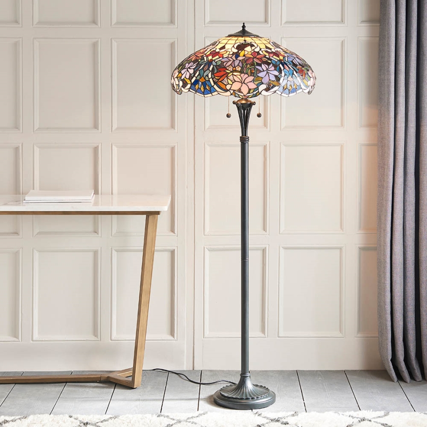 Endon 64323 - Stojací lampa SULLIVAN 2xE27/60W/230V pr. 56 cm
