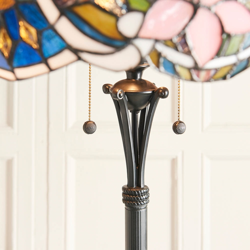 Endon 64323 - Stojací lampa SULLIVAN 2xE27/60W/230V pr. 56 cm