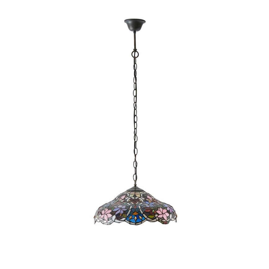 Endon 64325 - Lustr na řetězu SULLIVAN 1xE27/60W/230V pr. 40 cm