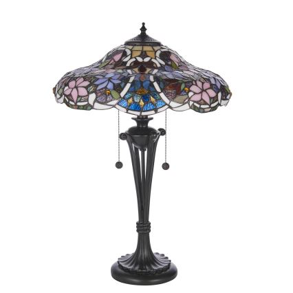 Endon 64326 - Stolní lampa Tiffany SULLIVAN 2xE27/60W/230V pr. 40 cm