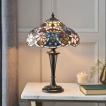 Endon 64327 - Stolní lampa Tiffany SULLIVAN 2xE14/40W/230V pr. 30 cm