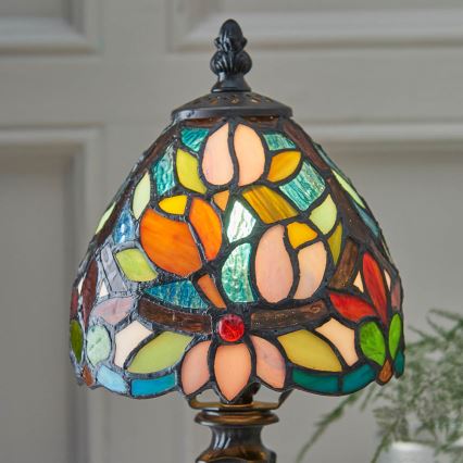 Endon 64331 - Stolní lampa Tiffany SYLVETTE 1xE14/40W/230V pr. 15 cm