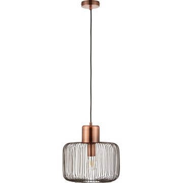 Endon 68986 - Lustr na lanku NICOLA 1xE27/40W/230V měděná