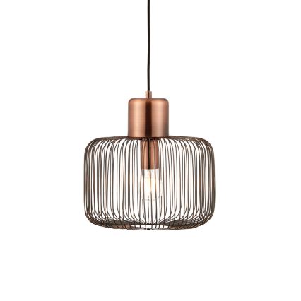 Endon 68986 - Lustr na lanku NICOLA 1xE27/40W/230V měděná