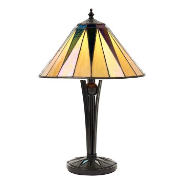 Endon 70367 - Stolní lampa Tiffany DARK STAR 1xE14/40W/230V pr. 30 cm
