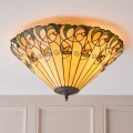 Endon 70706 - Stropní svítidlo Tiffany JAMELIA 2xE27/60W/230V pr. 50 cm