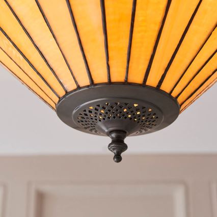 Endon 70706 - Stropní svítidlo Tiffany JAMELIA 2xE27/60W/230V pr. 50 cm