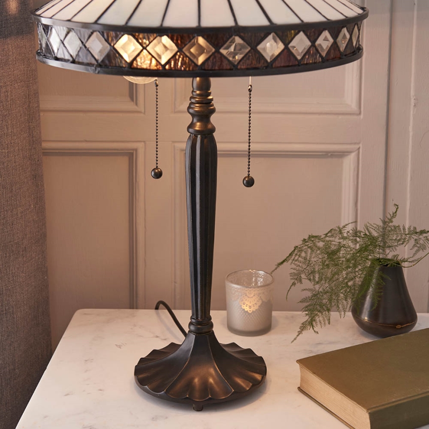 Endon 70935 - Stolní lampa FARGO 2xE27/60W/230V pr. 41,5 cm