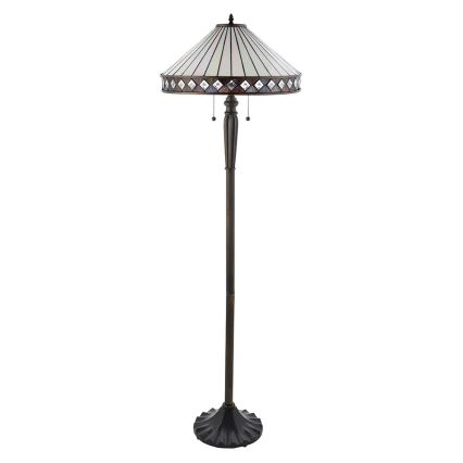 Endon 70936 - Stojací lampa FARGO 2xE27/60W/230V pr. 50 cm