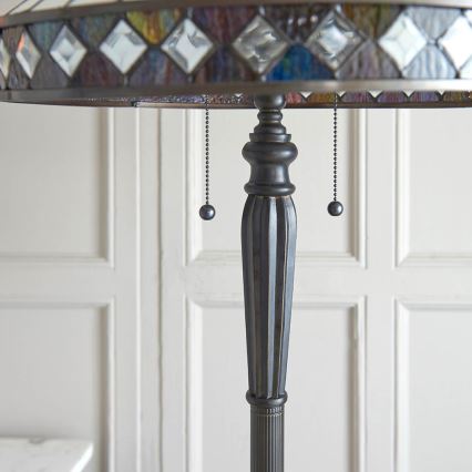 Endon 70936 - Stojací lampa FARGO 2xE27/60W/230V pr. 50 cm