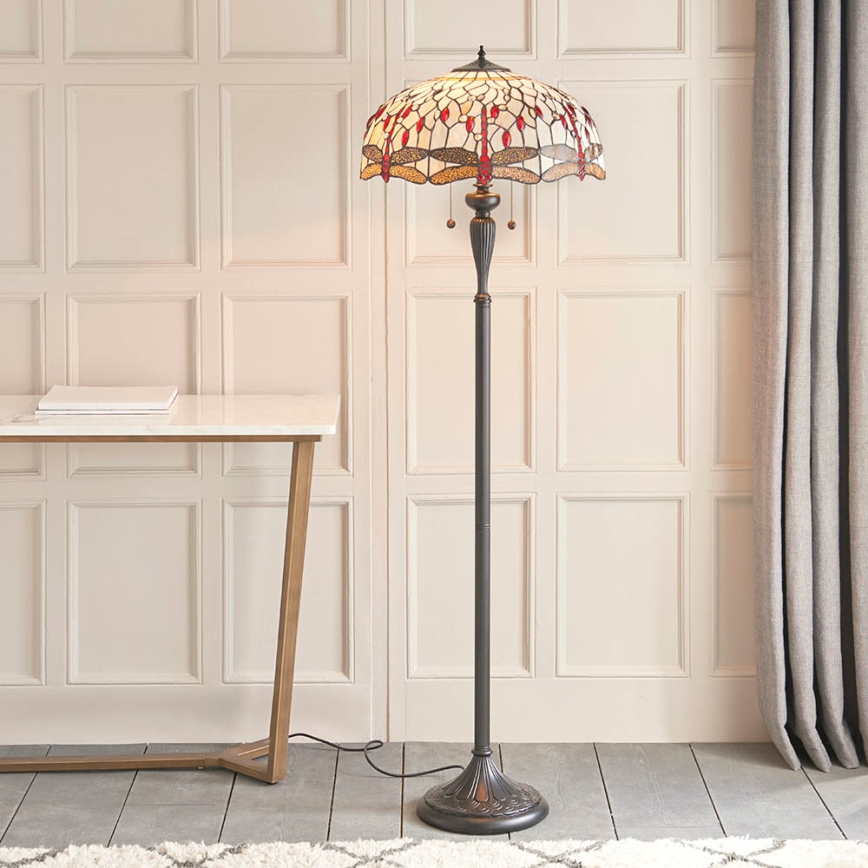 Endon 70940 - Stojací lampa DRAGONFLY 2xE27/60W/230V pr. 50 cm